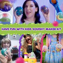 NewDoctor Squish Squishy Maker Kit - DIY Squishy Making Station |   Make Your Own Squishies With Slime Powder, Sparkles & TPR Balloons |   Fun Stress Ball & Squishy Kit For Kids Ages 8 & UpBirthday Gifts For Kids - 1 - 查看 8