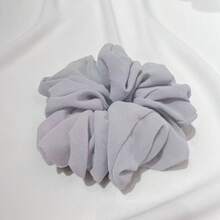 1条纯色休闲波西米亚风涤纶(特丽纶)发圈,四季皆宜,马来西亚/印尼女士头巾/发饰,发圈,马尾辫发绳,发圈,发饰,健身运动跑步装备橡皮筋,美容家居发饰 - 黑色 - 查看 26