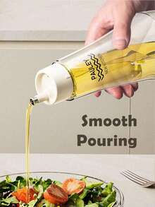 1pc Multi-Function Glass Seasoning Bottle Set With Brush - Oil/Wine/Vinegar/Sauce Dispenser, Leak-Proof Kitchen Storage Organizer, Suitable For Home And Restaurant - Multicolor - View 2