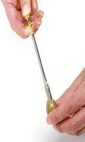 Norpro 1363 Stainless Steel Olive Stuffer, With Comfort Grips, Green - 白色 - 查看 2