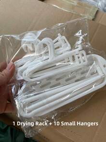 娃娃衣服收纳架和 10/5 迷你衣架适用于 LABUBI**、晾衣架、专用衣架和展示架适用于 LABUB* 娃娃配件