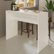 Mesa Auxiliar De Cocina Madesa 115cm Blanco - Blanco - Ver 1