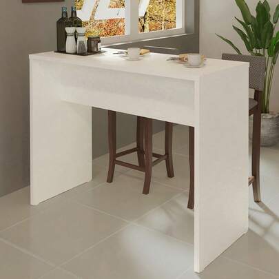  Mesa Auxiliar De Cocina Madesa 115cm Blanco