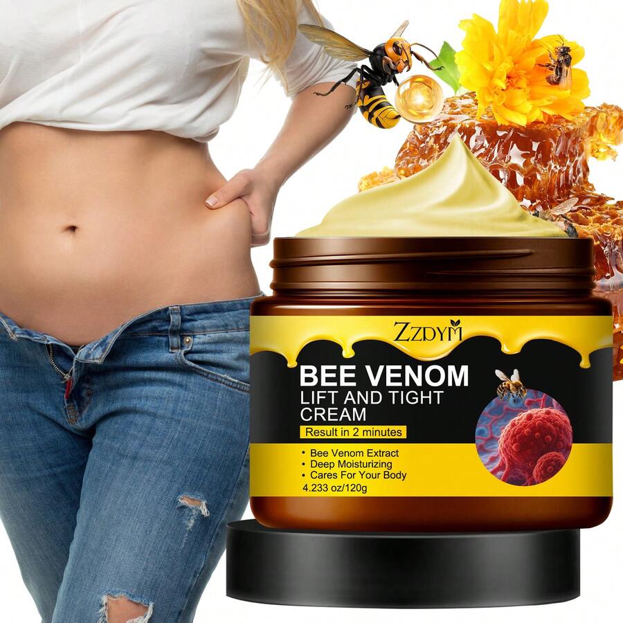 SUMIFANG Bee Comprehensive Cream, Professional Bee Cream For And Repair, Bee Skin Cream, Natural Serum Suitable For All Skin Types - Màu vàng - Xem 1