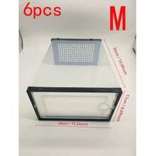 12pcs Thickened Clear Shoe Boxes With Lid, Foldable Stackable Free Combination Shoe Rack, Plastic Sneaker Container, Space Saving Storage Organizer For Entryway, Bedroom, Home, Dorm Shoe Organization Modern Shoe Storage Durable Plastic Box Shoe Storage Organizer Stacked Into A Shoe Rack Shoe Cabinets