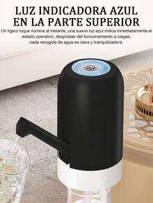 Bomba Dispensadora de Agua Automática de 4.5-18.9 L,Bomba de agua eléctrica plegable automática y de varios engranajes, Bomba de Agua Automática, Bomba para Contenedor de Agua, Bomba Dispensadora de Agua Automática, Bomba Dispensadora de Agua, Suministro de Agua para Cocina, Bomba Ahorradora de Espacio, Bomba Ligera, Construcción Duradera, Bomba Eficiente, Fuente Plegable, Usuarios Domésticos, Campistas - Multicolor - Ver 7