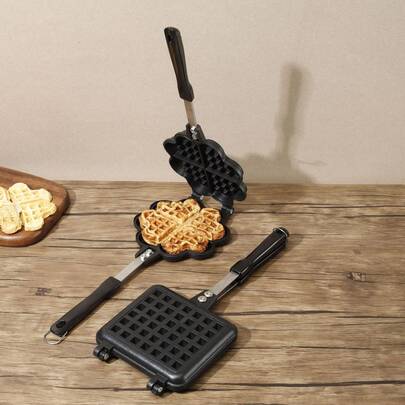 Multifunktionale Waffelbäckform, geeignet für Privathaushalte, Cafés und Bäckereien, ideal für Familien, Essbegeisterte und professionelle Bäcker, bekannt als Waffeleisen, Waffeleisen und Waffelbäckform