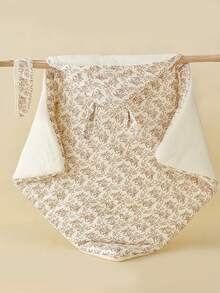 Infant Swaddle Blanket, Double-Sided Cotton Muslin Swaddle Wrap, Breathable Hospital Use Swaddle, Baby Swaddle, Thick Blanket, Newborn Swaddle Wrap, Autumn/Winter Thick Swaddle Blanket