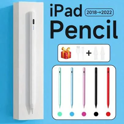 Upgraded Stylus Pen Compatible With IPad 9th/10th Gen, With Palm Rejection And Tilt Function, Fast Charging Pencil Compatible With IPad Pro 11/12.9 3rd/4th/5th Gen, Compatible With IPad Mini 5/6, IPad 6th/7th/8th, IPad Air 3rd/4th/5th, IPad 2018-2024 Gifts For Mother, Family, Friends, Kids, Birthday, Holiday Phone Accessories