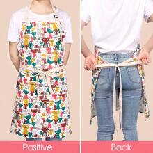 Cute Apron With 2 Pockets Women, Adjustable Neck Strap And Long Waist Ties Cotton Cooking Baking Apron, Use As A Kitchen And Chef Apron, Artist Or Garden Apron Cupcake