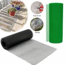 塑料铁丝网围栏，40厘米 X 300厘米 - 适用于狗、兔子和家禽的塑料铁丝网围栏 - 宠物阳台网（孔径 3 毫米 - 12 毫米）