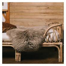 Real Sheepskin Rug 2x6 Ft | Sheepskin Rugs For Living Room And Sofa | Bedside Rugs For Bedrooms | Large Fluffy Rug Is Breathable & Heat-Regulating In Color Light Brown - Multicolor 850 - View 6