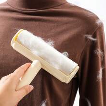 1 Set Of Large Multifunctional Plastic Pet Hair Remover Set, 16cm Long With 55 Tear Design And Strong Dust Removal Roll Paper, Suitable For Cleaning Sofas, Beds, Carpets, Clothing, And Pet Hair - Multicolor - View 4