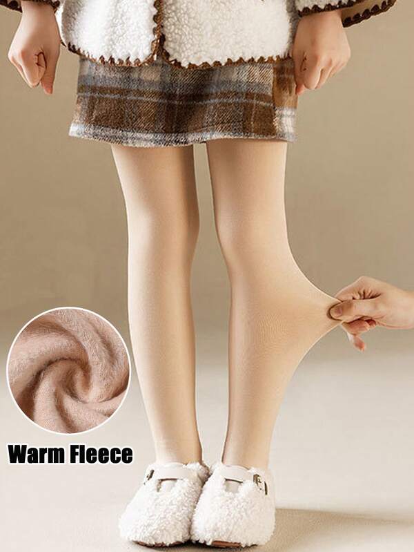 جوارب سميكة دافئة للأطفال البنات ، سراويل ضيقة ، جوارب ممتدة مبطنة بالفليس ، بنطلون صلب شتوي ، جوارب حرارية للأطفال ، جوارب ممتدة ذات خصر مرتفع مرن ، جوارب ضيقة سميكة للأطفال البنات للشتاء