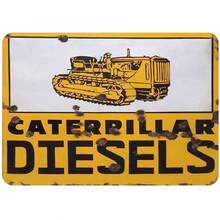 Modern Tin Diesels Caterpillar Metal Tin Sign Wall Decor For Bar/Cafe/Home Kitchen/Restaurant/Garage/Man Cave/Lounge Décor,12" X 8" Inches - 1 - Xem 9