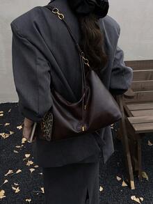 2025 New Versatile Tote Bag, Large Capacity Vintage Fashion Shoulder Bag/Crossbody Bag, Suitable For Commuting And Daily Use