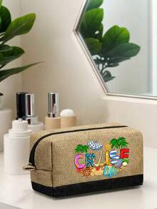 Ensemble de sacs de plage pour femme, imprimé plage, grand sac à main et deux trousses de maquillage, sac de voyage pour vacances, week-end, court séjour, cadeau d'anniversaire personnalisé pour une amie, idéal pour un mariage, un anniversaire, des vacances, un cadeau idéal pour les femmes, les mamans, les enseignantes, les amies, les demoiselles d'honneur, les étudiantes, la rentrée scolaire, un cadeau pour la meilleure amie, un souvenir de la mariée (avec foulard).