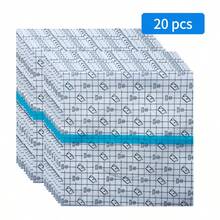 20pcs Large Size 23cm Ostomy Shower Cover With Isolation Cotton, Ostomy Shower Bathing Swimming Sticker, Peritoneal Dialysis Bath Cover, Drainage Tube Bathing Sticker - White - View 5