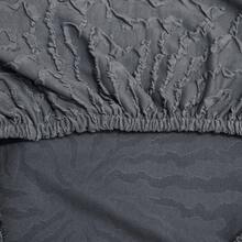 L Shape Sectional Sofa Cover 2-Pieces Couch Chaise Cover Soft Jacquard Elastic Stretch Sofa Slipcover Washable Protector For 3 Seater + 4 Seater Sofa Furniture Protector Couch Stretch L Shape Sofa Slipcover With 2Pcs Pillowcases - Xám - Xem 9