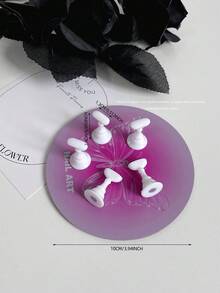 Decoraciones de arte de uñas, cruzada de alta demanda de mariposas, corazones y formas geométricas de colores con base metálica magnética, soporte de exhibición de arte de uñas coreano, accesorios de fotografía, manualidades DIY