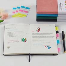 Cuaderno Tapa Dura A5 Para Escribir, Paquete De 2 Diarios, Cuaderno De Cuero, Papel Rayado De G, Para El Trabajo, La Escuela, Notas Y Diarios. Negro+ Verde - Negro + Verde - Ver 6