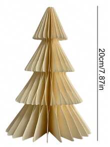 1pc, Red And Green Honeycomb Paper Christmas Tree Desktop Ornament, Honeycomb Christmas Tree Center Decoration For Home, Office, Kitchen, Holiday Party Multifunctional Home Decoration Table Center Christmas Decor (Please Note That The Christmas Tree Is Shipped Folded For Easier Transportation And Needs To Be Unfolded Upon Arrival) Christmas Decorations Winter Room Decor Christmas Decorations Home Christmas Gifts Christmas Decor