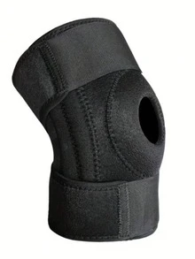 Neoprene Solid Color Open Knee Pad 1Pc - One Size, Unisex Compression Support For Fitness Protection - Multicolor - View 14