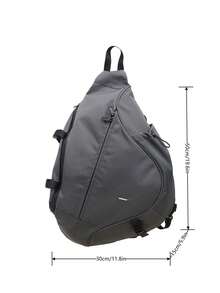 peach tree 大容量男士胸包、休闲嘻哈旅行斜挎包、尼龙收纳单肩包、腰包、商务休闲、情人节、黑色包、学院包、单肩包、多功能休闲徒步旅行大容量户外便携休闲礼物、优雅节日感恩节圣诞男士礼物、桃树 - 灰色 - 查看 3