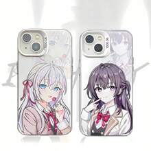 Funda de Teléfono 2D Aiyi Compañero Zhou Fang Yuxi Compatible con Apple 16 Funda IMD Color Plata  15  M - Plateado - Ver 3