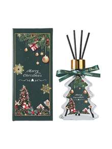 1 pezzo Diffusore di aromaterapia senza fiamma natalizio, olio essenziale per aromaterapia, fragranza a lunga durata, fresca ed elegante, decorazione per l'atmosfera natalizia domestica, per camera da letto, risveglia l'aria con aromaterapia