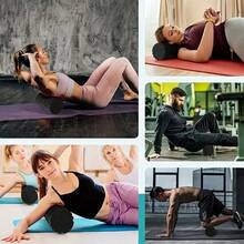 Con lăn xốp tập thể dục 1 mảnh, Bánh xe massage EPP Yoga, Máy massage toàn thân mật độ cao cho lưng, chân, đùi, Thích hợp cho phòng tập thể dục tại nhà, Yoga, Pilates và phục hồi sau khi tập luyện - Thư giãn và tăng cường độ dẻo dai cho gân, Vận hành bằng tay, Thiết bị tập thể dục | Con lăn xốp EPP, Phụ kiện thể thao, Thiết bị thể thao thời trang, Thiết kế công thái học, Lý tưởng cho người đam mê thể dục và yoga - Nhiều màu - Xem 6