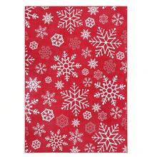 Christmas Area Rug Christmas Snowflake Pattern Small Entryway Rug Doormat Non-Slip Holiday Decorative Washable Floor Carpet For Indoor Front Entrance Kitchen Bathroom, 2x3 Feet Christmas Decorations Home Christmas Gifts Christmas Decor - Red - View 2
