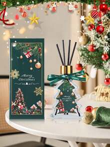 1 Bottle 100ml Christmas Flameless Essential Oil Gift Set, Creates Christmas Home Ambiance, Bedroom Air Purifier Diffuser, Perfect Gift For Friends - Multi-fragrance - View 1