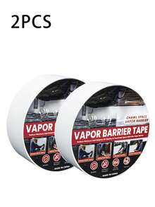 1pc PVC Moisture Proof Sealing Tape, Waterproof, Insulation, Darkroom Sealing, Durable Sealing - White - View 9