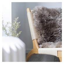 Real Sheepskin Rug 2x6 Ft | Sheepskin Rugs For Living Room And Sofa | Bedside Rugs For Bedrooms | Large Fluffy Rug Is Breathable & Heat-Regulating In Color Light Brown - Multicolor 850 - View 5