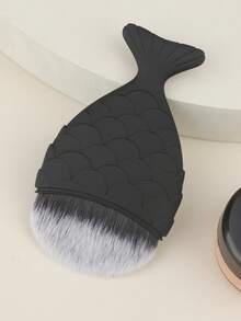 1pc Convenient Mermaid Tail Shaped Foundation Brush, Elegant Kabuki Brush, Sunscreen BB Cream Blender, Powder Cream Contour Blending Makeup Brush Tool,Foundation Brush,Concealer Brush,Blush Brush,Contour Brush,Blush Brush,Bronzer Brush,Powder Brush,Foundation Brush,Blush Brush - Multicolor - View 13