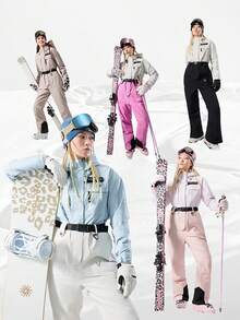 VECTOR MOTION Aeris 3L Padded Ski Suit, Unisex, Waterproof, Abrasion-Resistant, Breathable, Stretchy, For Single/Double Board Outdoor Skiing