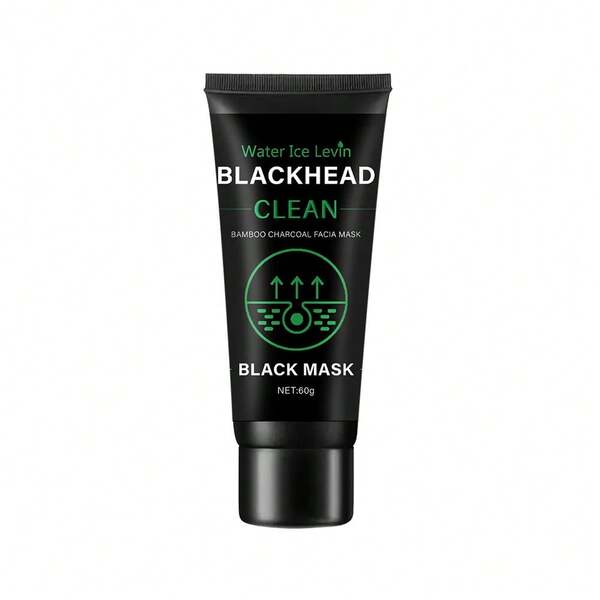 60g Bamboo Charcoal Fiber Mask Blackhead Removal Deep Mask Deep Cleansing Cleansing Exfoliating Mask Treatment Black Mask