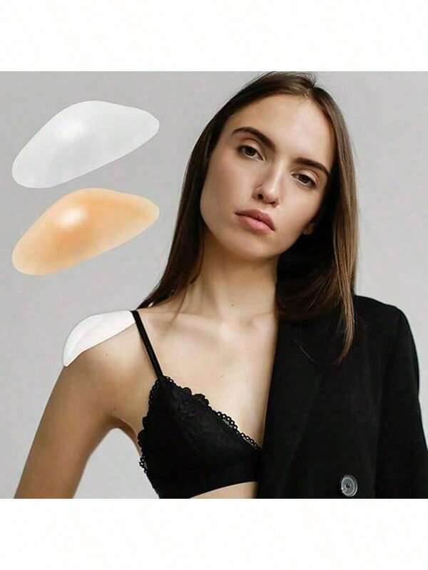 Almohadilla invisible de silicona para el hombro, herramienta de almohadilla invisible para el hombro. Este producto sin almohadilla para el hombro se utiliza para realzar la línea del hombro. Almohadilla cuadrada para el hombro y almohadilla invisible para el hombro, adecuada tanto para hombres como para mujeres. Adecuada para diversas ocasiones de vestir. Almohadilla suave y reutilizable para el hombro.