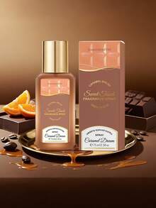 Spray de corp cu aromă naturală de ciocolată, portocală și caramel, de lungă durată, 75 ml - Parfum revigorant și atrăgător pentru femei, odorizant portabil pentru petreceri, cadou perfect de ziua de naștere pentru prietenă - Caramel cu ciocolată și portocale - Vizualizare 4