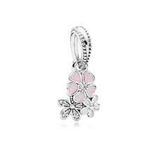 Bộ sưu tập hạt cườm hoa hồng và hoa hướng dương mới, mạ bạc, thích hợp để làm vòng tay thủ công và tự làm đồ trang sức, món quà trang sức tinh tế và độc đáo dành cho phụ nữ châu Á. - Nhiều màu - Xem 28