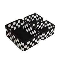 1 Stück/2 Stück/3 Stück Filz Aufbewahrungsboxen, koreanisches Design, beliebter Aufbewahrungsorganizer, geeignet für dSchulanfangule, Heimdekoration, große Kapazität für Kleidung, Spielsachen, Bücher, zufälliger Stil Lieferung