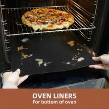 耐高温 1/5/10 件烧烤垫套装 - 不粘、可重复使用、易清洁、户外烧烤垫 - 适用于电烤箱、燃气烤箱、烤面包机、烤架、加厚烤垫、耐高温一体式户外露营烧烤垫套装黑色玻璃纤维垫 - 黑色 - 查看 11