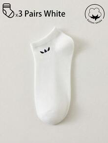 20/10/5/3/1 Pairs Men's Cotton Socks, Short Socks, Invisible Socks, Double-Line Anti-Slip Design, White/Black, Low-Cut Socks, Ankle Socks, Moisture-Wicking, Soft & Breathable, Suitable For Business, Casual, Home, Sports, College Style, All Seasons, Random Color Delivery