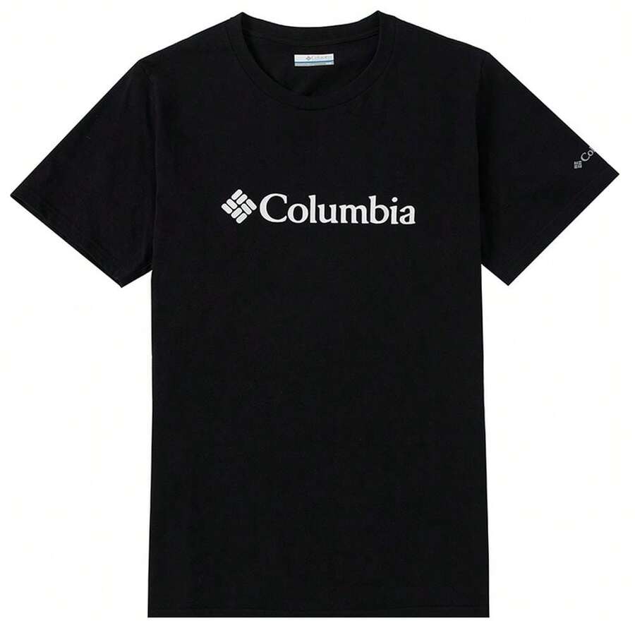 Áo thun thể thao tập luyện ngoài trời dáng rộng phong cách mới của Columbia dành cho nam, cổ tròn, tay ngắn JE1586010 - màu đen - Xem 1