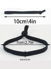 Breathable Sports Headband For Men, Solid Color Knotted Hair Tie, Headband Hair Accessory - High Elastic Hair Scrunchie, Headband, Unisex Hair Accessories, Non-Slip Ponytail Hair Tie, Rubber Band Hair Tie