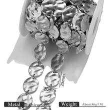 1m Stainless Steel 18K Gold-Plated Flower And Heart Multi-Element Handmade Chain Chains DIY Charm Jewellery Making Chain Stainless Steel Chain Woman's Stainless Steel Jewellery Making Accessories Stainless Steel Ladies' Jewellery Accessories Accessories Suitable For Ladies' Daily Wear - Chain - View 19