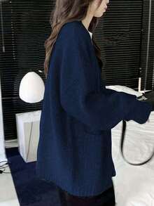 Women's Fashionable & Elegant Knitted Cardigan Sweater, Autumn/Winter