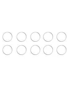 10pcs Round Earring Hoops Bead Rings DIY Handmade Jewelry Craft Supplies For Earrings Bracelets Necklaces