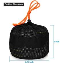 Gutsdoor Camping Cookware Set Camping Gear Campfire Utensils Non-Stick Cooking Equipment Lightweight Stackable Pot Pan Bowls With Storage Bag For Outdoor Hikinggift - 10PCSGreen - View 5